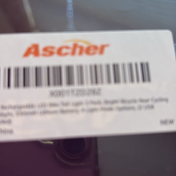 Ascher USB Rechargeable Bike Lights - Picture 3 of 3